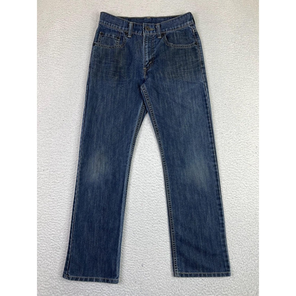Levis 514 Jeans Boys 14‎ Reg 27x29 Blue Medium Wash Slim Straight Denim Pants